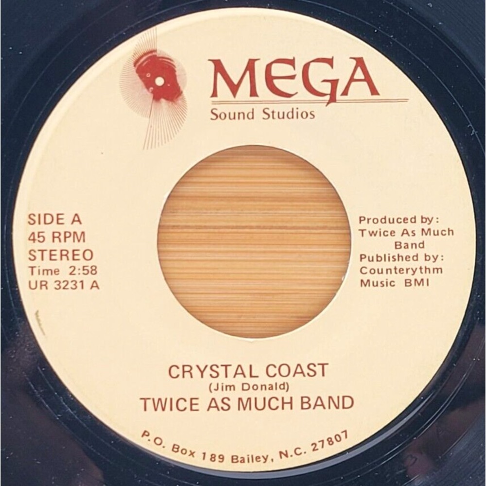 TWICE AS MUCH BAND - CRYSTAL COAST /‎ LADY, BEAUTIFUL LADY - SOUL 45 MEGA *HEAR*
